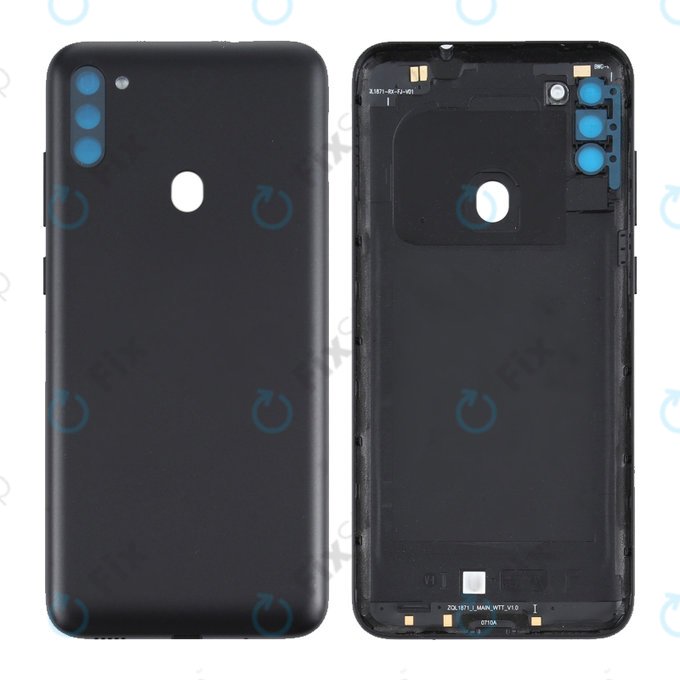 Samsung Galaxy M11 M115F - Cache batterie (Noir) - GH81-19132A Genuine Service Pack