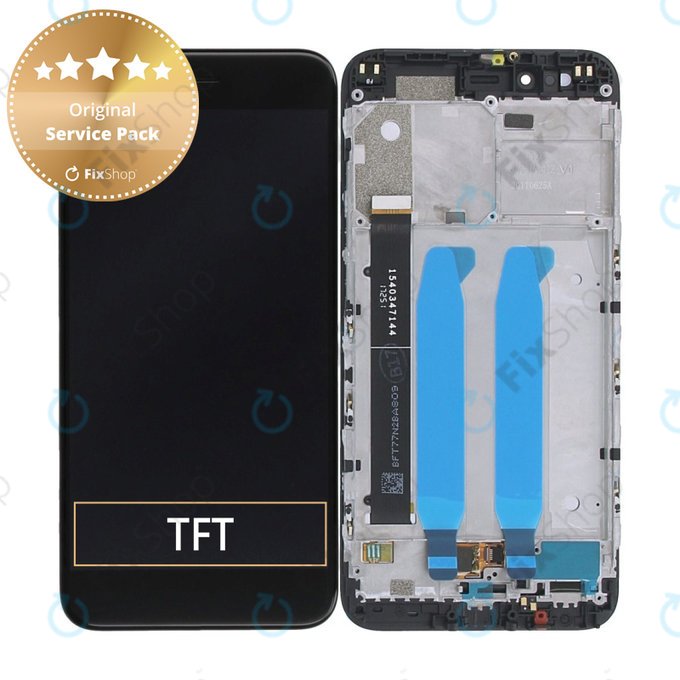 Xiaomi Mi A1(5x) - Écran LCD + Ecran Tactile + Cadre (Black) - 5606100060B6 Genuine Service Pack