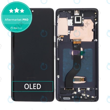 Samsung Galaxy S21 Plus G996B - Écran LCD + Écran tactile + Cadre (Noir Phantom) OLED