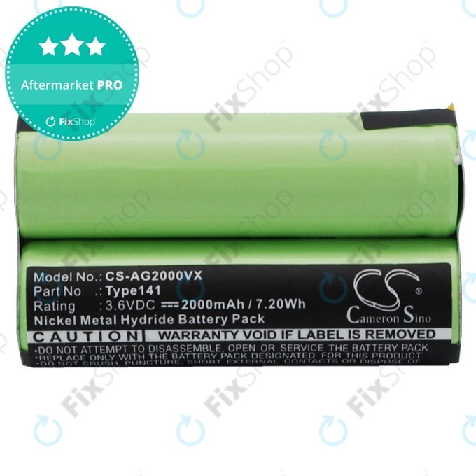 AEG Electrolux Junior 2.0 - Batterie Type141 Ni-MH 3.6V 2000mAh HQ