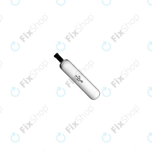 Samsung Galaxy S5 G900F - Cache connecteur de charge (Argent) Genuine Service Pack