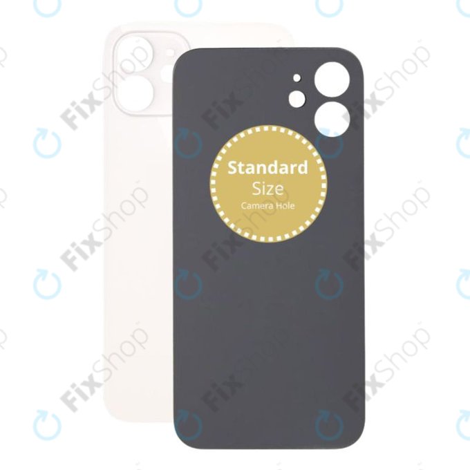 Apple iPhone 12 - Verre du boîtier arrière (Blanc)