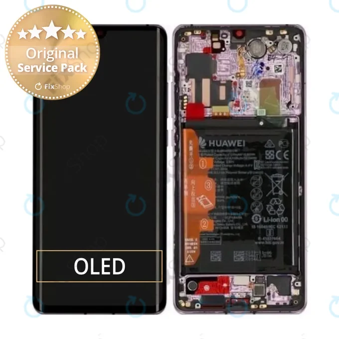 Huawei P30 Pro - Écran LCD + Ecran Tactile + Cadre + Batterie (Misty Lavender) - 02353DGM