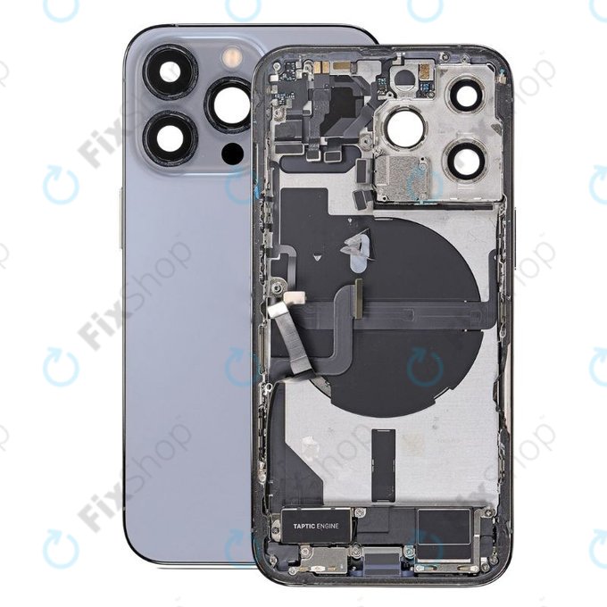 Apple iPhone 13 Pro - Petites pièces du boîtier arrière (bleu)