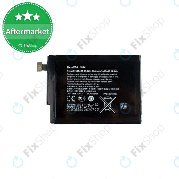 Nokia Lumia 1320 - Batterie BV-4BWA 3500mAh