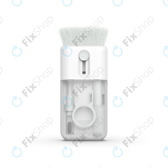 Kit de brosses multifonctions avec chiffon et extracteur de clés 6 en 1