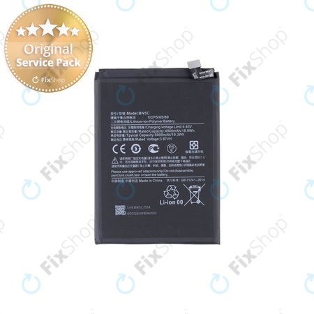 Xiaomi Poco M4 Pro 5G 21091116AG - Batterie BN5C 5000mAh - MZB0BGVIN, 460200008V1Y Genuine Service Pack