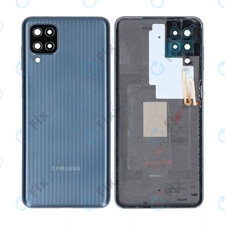 Samsung Galaxy M12 M127F - Cache batterie (Noir) - GH82-25046A Genuine Service Pack