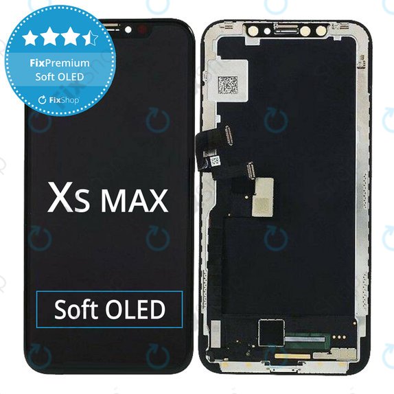 Écran Soft OLED pour iPhone XS Max, Tactile avec cadre, FixPremium