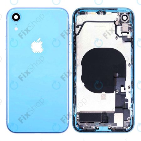 Apple iPhone XR - Petites pièces du boîtier arrière (bleu)