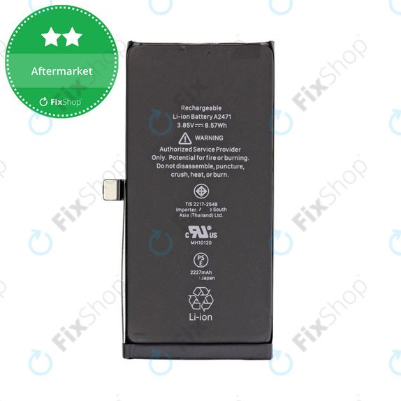 Batterie pour iPhone 12 Mini, 2227mAh
