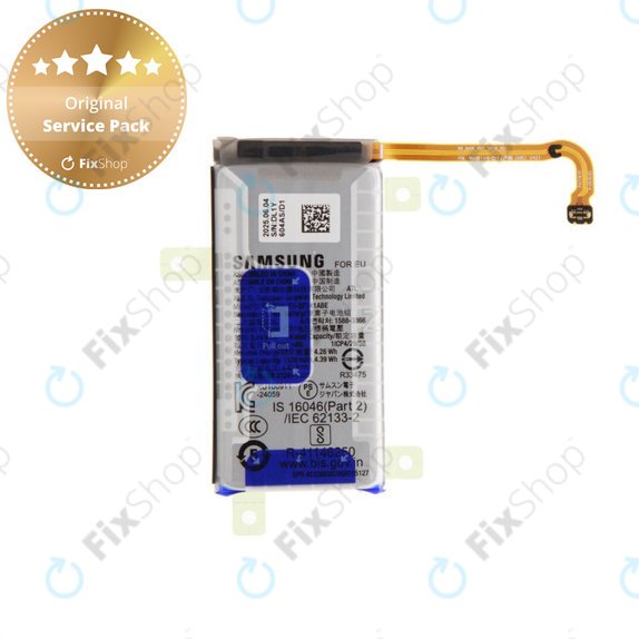Batterie pour Samsung Z Flip7 FE, Main, EB-BF741ABE, GH82-37736A, Genuine Service Pack