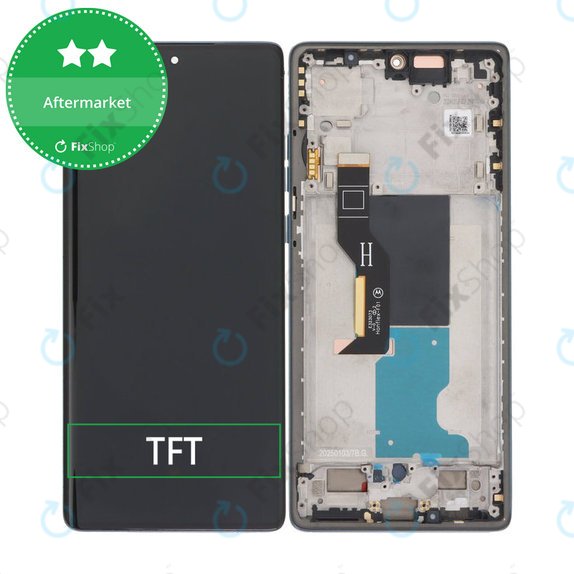 Motorola Edge 50 Fusion - Écran LCD + Écran tactile + Cadre (Forest Blue) TFT
