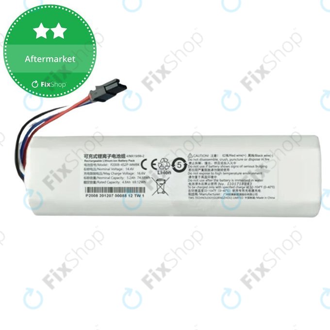 Xiaomi Mi Robot Vacuum Mop (Mijia 1C), Essential (Mijia G1) - Batterie 4INR19/66 Li-Ion 14.4V 5200mAh