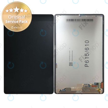 Samsung Galaxy Tab S6 Lite P610, P615 - Écran LCD + Écran tactile (Gris Oxford) - GH82-22896A Genuine Service Pack