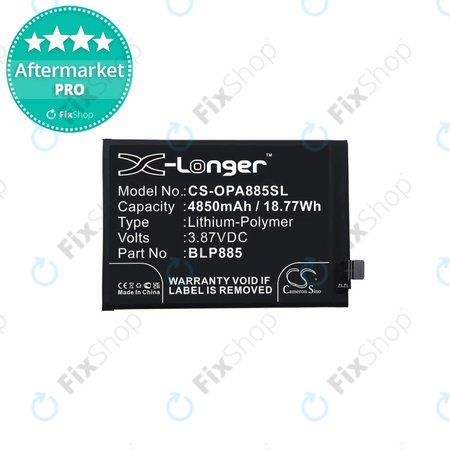 Oppo A96 CPH2333 - Batterie BLP885 4850mAh HQ