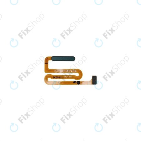 Samsung Galaxy M13 M135F - Capteur d'empreintes digitales + câble flexible (vert foncé) - GH96-15216A Genuine Service Pack
