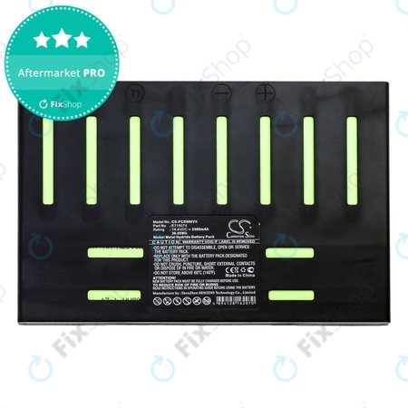 Batterie pour Proscenic 902 Nono, Pro Coco, Robojet Air, 2500mAh, Ni-MH, 14.4V, E718074, HQ