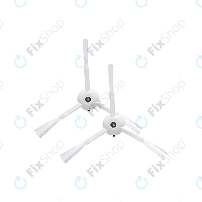 Xiaomi Mi Robot Vacuum Mop-series, Roborock-series, Xiaowa-series - Brosse latérale (Blanc) - 2 pièces