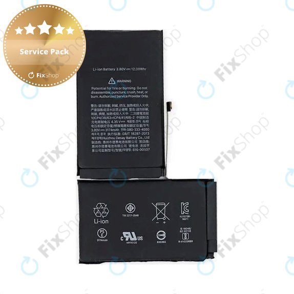 Apple iPhone XS Max - Batterie 3174mAh Service Pack