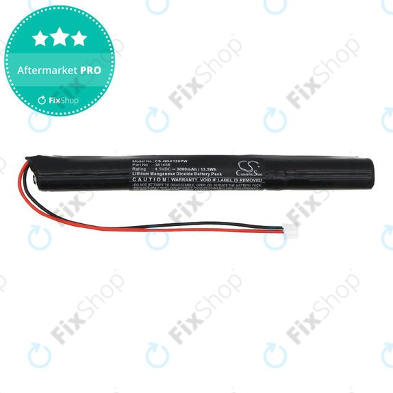 Batterie pour Hilti 120-ME, GX 120 ME, 3000mAh, Li-MnO2, 4.5V, 381458, HQ