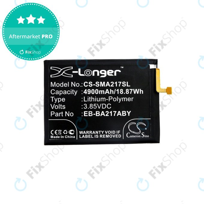 Samsung Galaxy A04s, A12, A13, A13 5G, A21s, M12 - Batterie 5000mAh EB-BA217ABY 4900mAh HQ