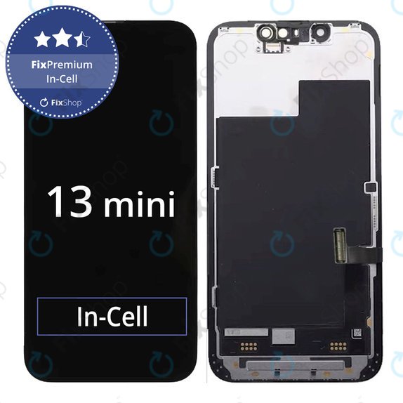 Écran In-Cell FHD pour iPhone 13 Mini, Tactile avec cadre, FixPremium
