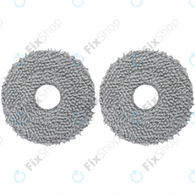 Chiffon de vadrouille, 2 pièces pour Xiaomi Roborock QV 35A, QV 35S