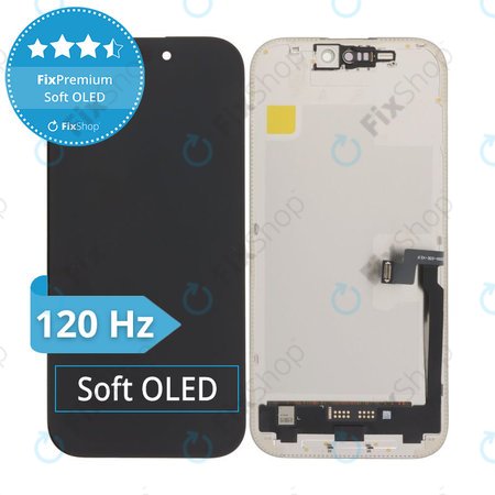 Apple iPhone 16 Pro - Écran LCD + Ecran Tactile + Cadre Soft OLED FixPremium 120Hz