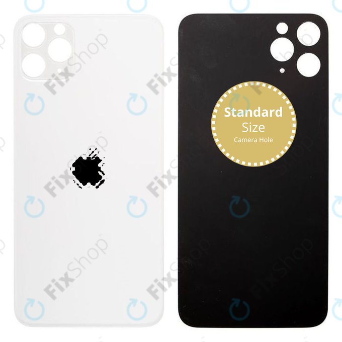 Apple iPhone 11 Pro Max - Verre du boîtier arrière (Silver)