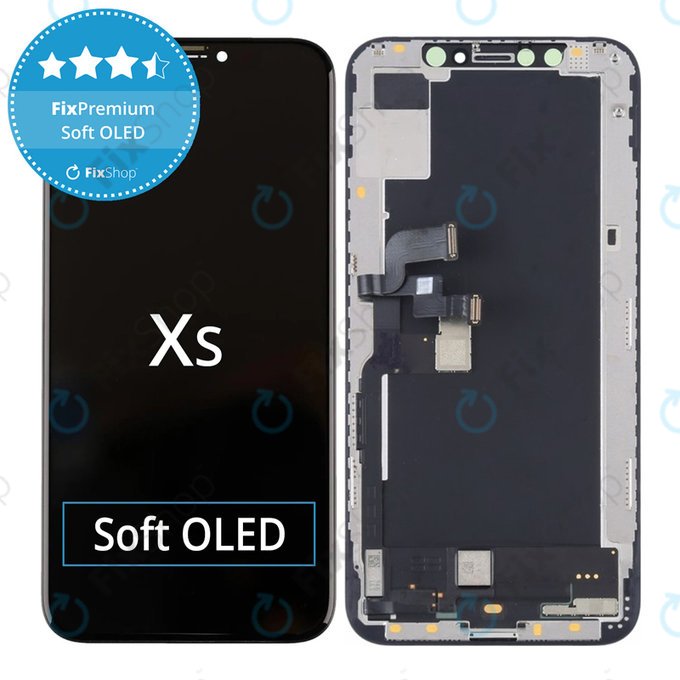 Apple iPhone XS - Écran LCD + Ecran Tactile + Cadre Soft OLED FixPremium