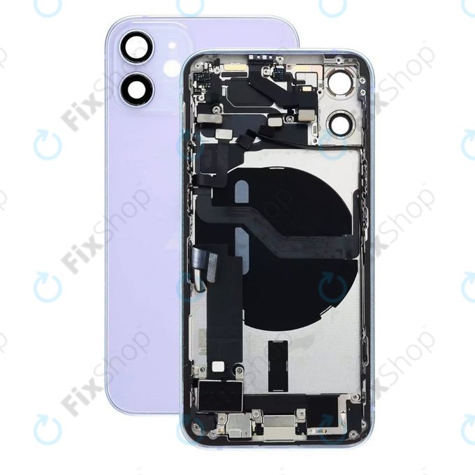 Apple iPhone 12 Mini - Petites pièces du boîtier arrière (violet)