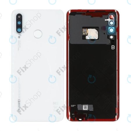Huawei P30 Lite - Cache batterie (Blanc) - 02352RQB