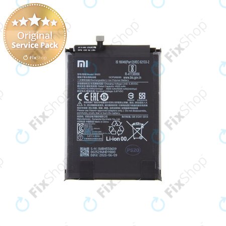 Xiaomi Redmi Note 9S - Batterie BN55 5020mAh - 460200002F5Z Genuine Service Pack