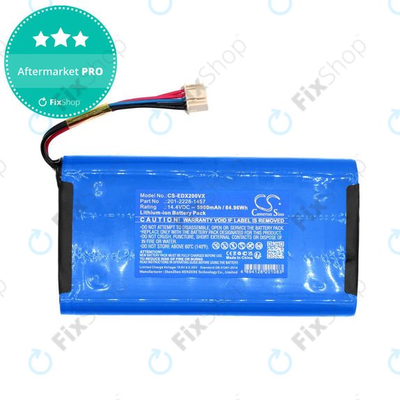 Batterie pour Ecovacs Deebot X2 Omni, 5900mAh, Li-Ion, 14.4V, 201-2228-1457, HQ