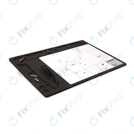 SBS - Tapis magnétique Pro pour vis et petites pièces 4en1, noir