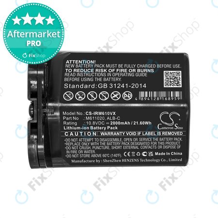 iRobot Braava jet m6 - Batterie ALB-C, M611020 2000mAh HQ