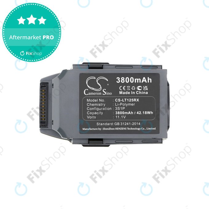 Batterie pour DJI Mavic Pro, 3800mAh, Li-Pol, 11.1 V, GP785075-38300DB, HQ