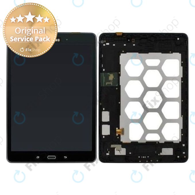 Samsung Galaxy Tab A 9.7 T550 - Écran LCD + Ecran Tactile + Cadre (Noir) - GH97-17400D Genuine Service Pack