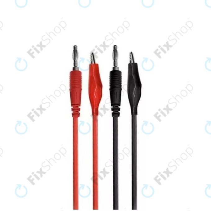 Geti GT-L05 - Câble de test double pour multimètre (pince crocodile)