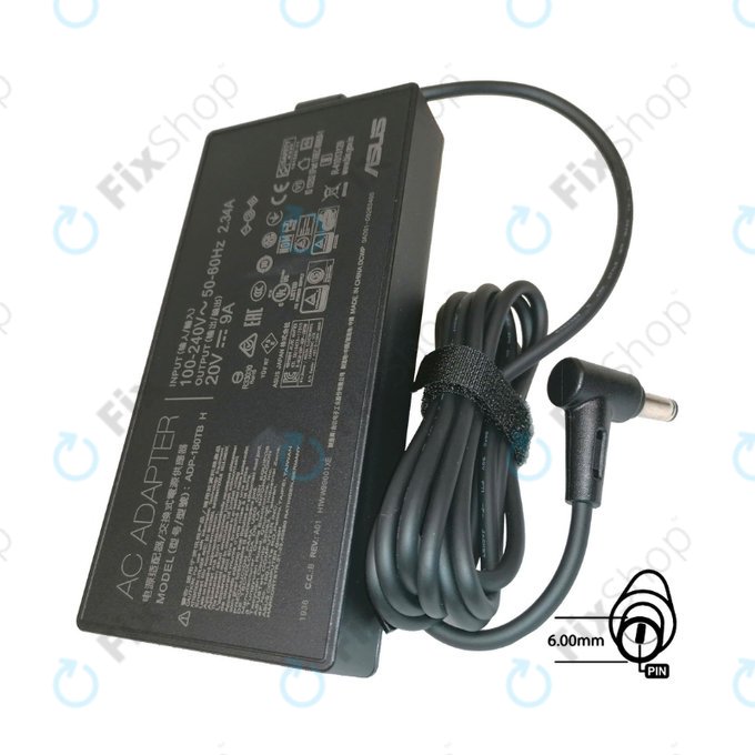 Adaptateur de charge pour Asus, B0A001-00263400, 180W, 20V, Genuine Service Pack