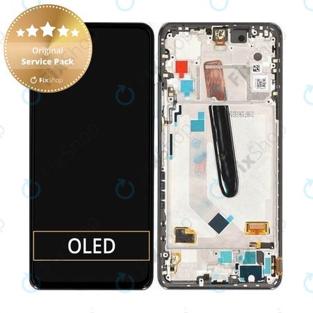 Xiaomi Mi 11i - Écran LCD + Écran Tactile + Cadre (Noir Cosmique) - 5600030K1100 Genuine Service Pack