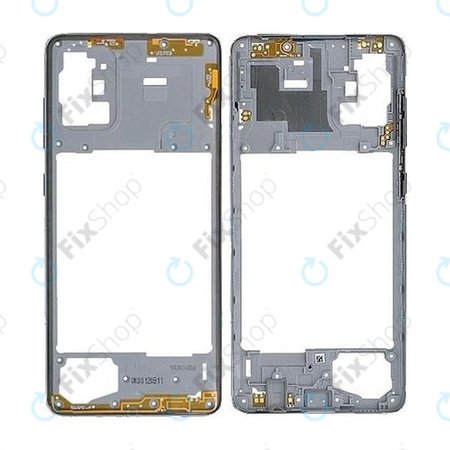 Samsung Galaxy A71 A715F - Cadre central (Prism Crush Silver) - GH98-44756B Genuine Service Pack
