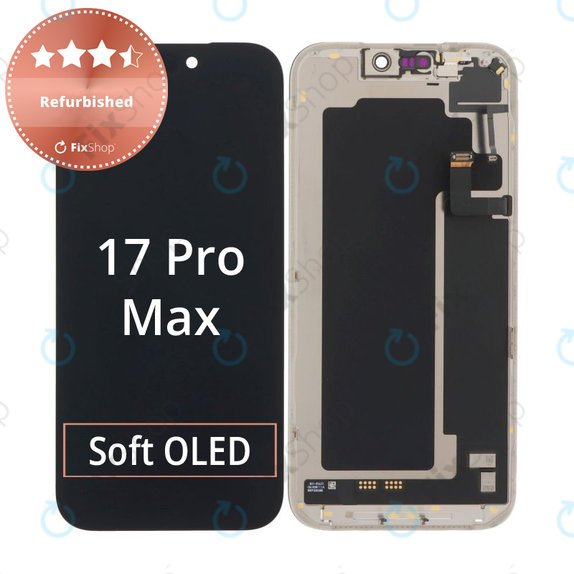 Écran pour iPhone 17 Pro Max, Tactile avec cadre, Refurbished