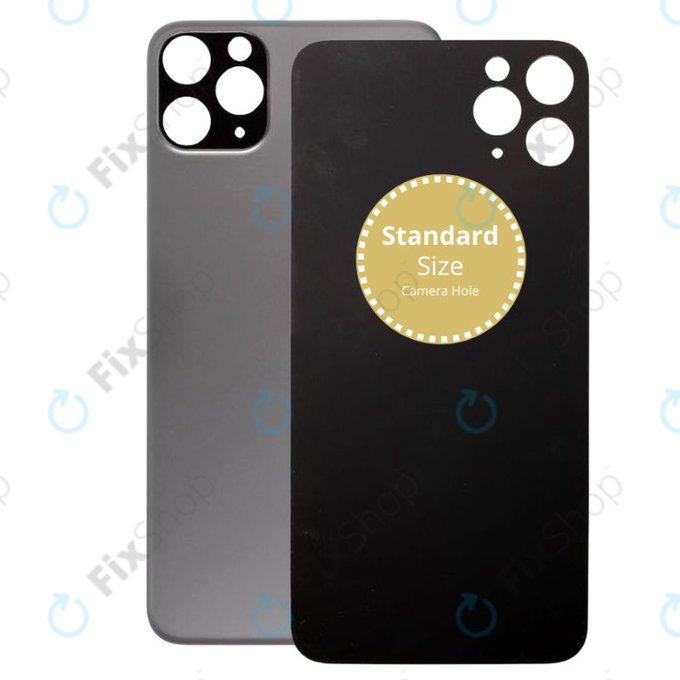 Apple iPhone 11 Pro Max - Verre du boîtier arrière (gris sidéral)