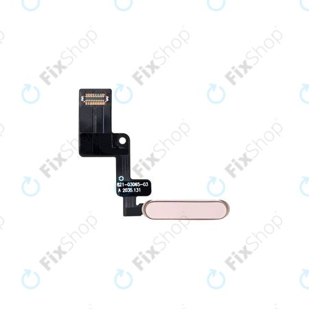 Apple iPad Air (4e génération, 5e génération) - Bouton d'alimentation + câble flexible (or rose)