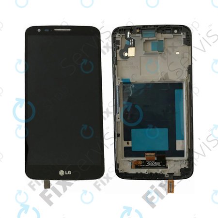 LG G2 D802 - Ecran LCD + Ecran Tactile + Cadre (Black)