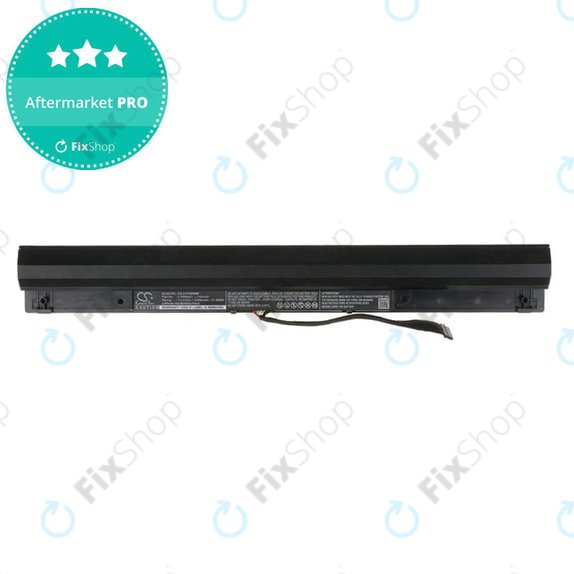 Batterie pour Lenovo Ideapad 100, 110, 300, B50, B71, 2200mAh, Li-Ion, 14.4V, L15M4A01, HQ