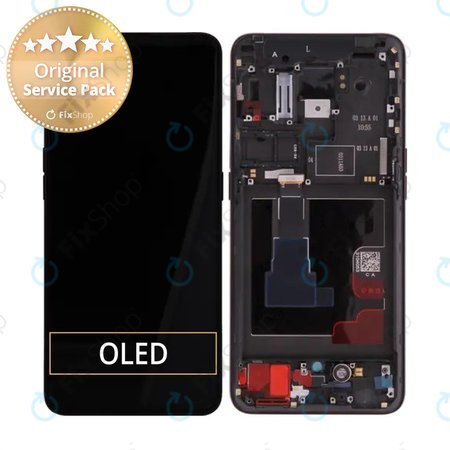 Oppo Reno 2 - Écran LCD + Vitre Tactile + Cadre (Noir) - O-4902800 Genuine Service Pack