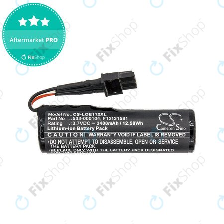 Batterie pour Logitech UE Ultimate, UE MegaBoom 2, UE Kora Boom, Ears Boom 2, 3400mAh, Li-Ion, 3.7V, 533-000104, HQ